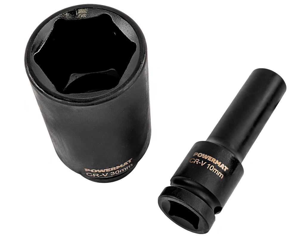 Set chei tubulare de impact PM-ZNU-1032T, 10-32 mm, 1 / 2", 15 bucati, Powermat PM1383