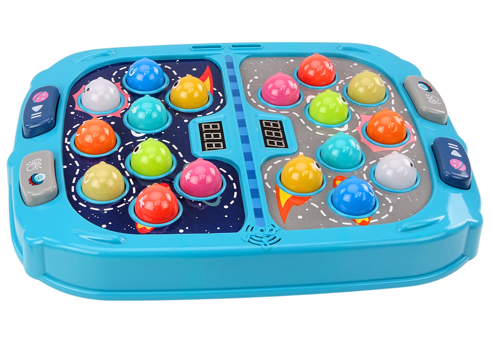 Joc interactiv cu sunete si lumini Wack A Mole cu 9 niveluri, Lean 18042