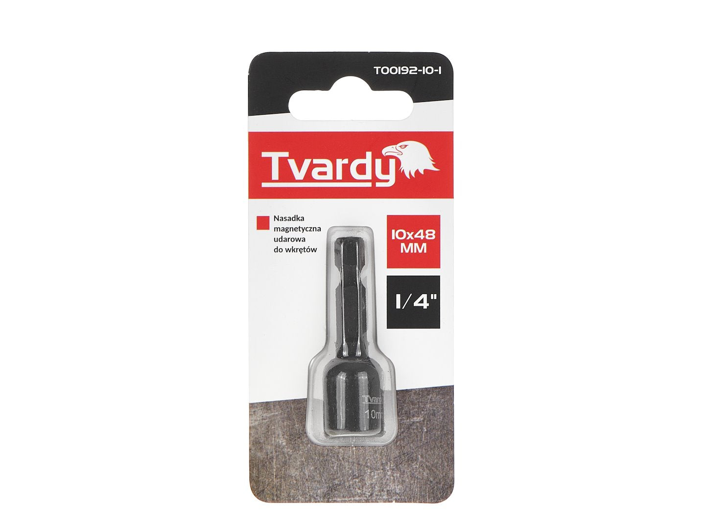 Adaptor biti de impact, 10 mm x 48 mm, Tvardy T00192-10-1