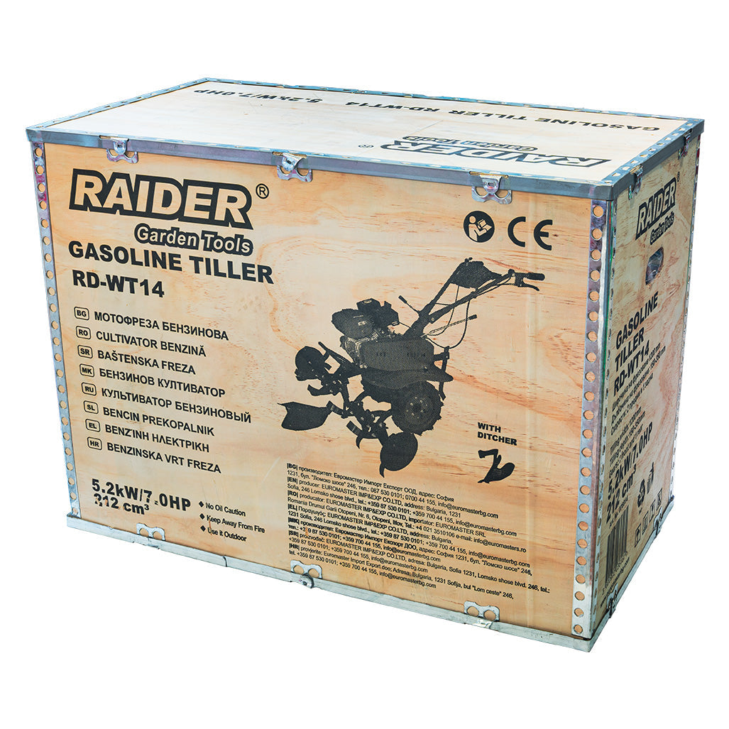 Motocultor RD-WT14, 5.2 kW, 1200 mm, 2+1 viteze, Raider 076914