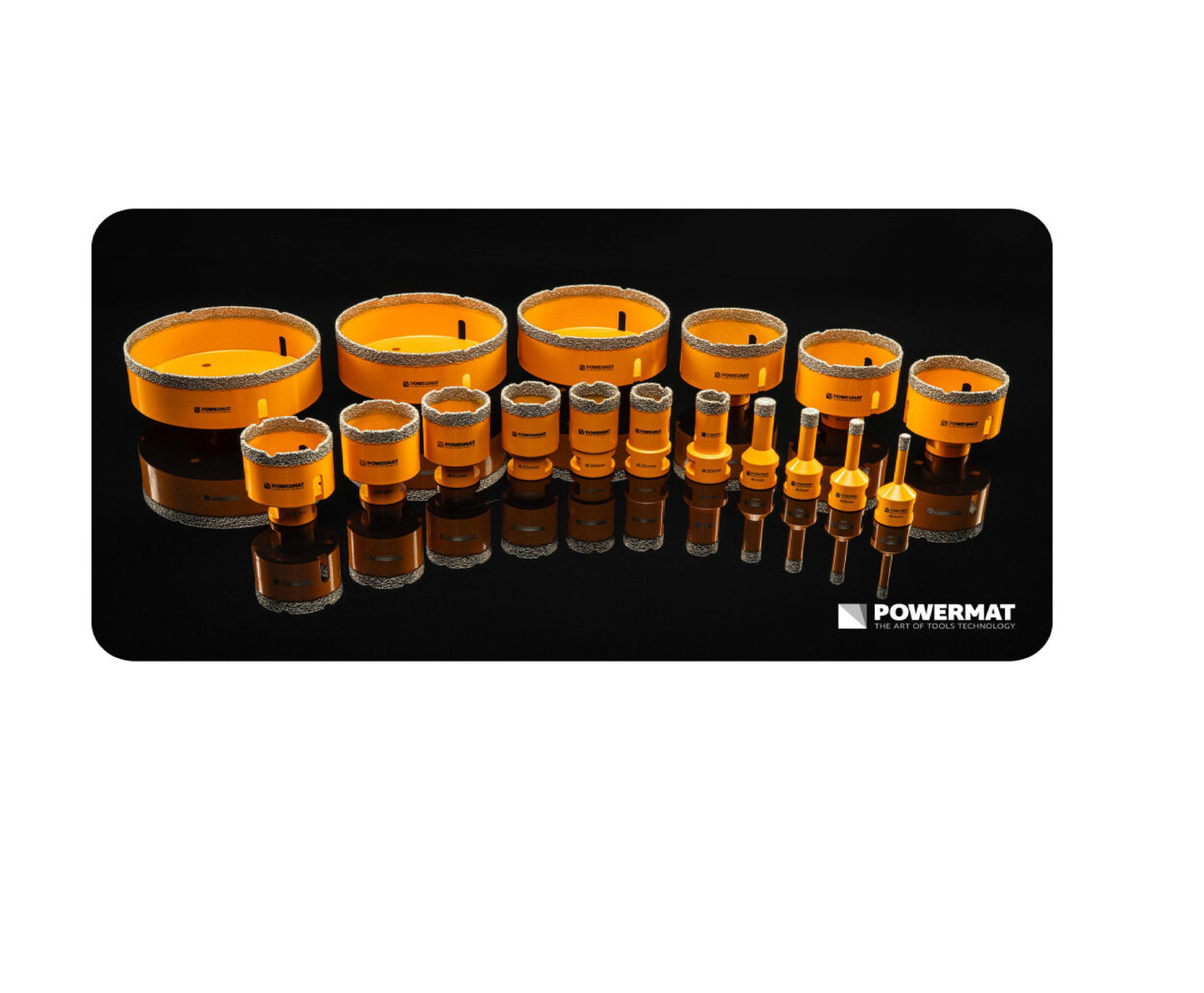 Carota diamantata pentru ceramica PM-DWK-40M14M, 40 mm, Powermat PM1574