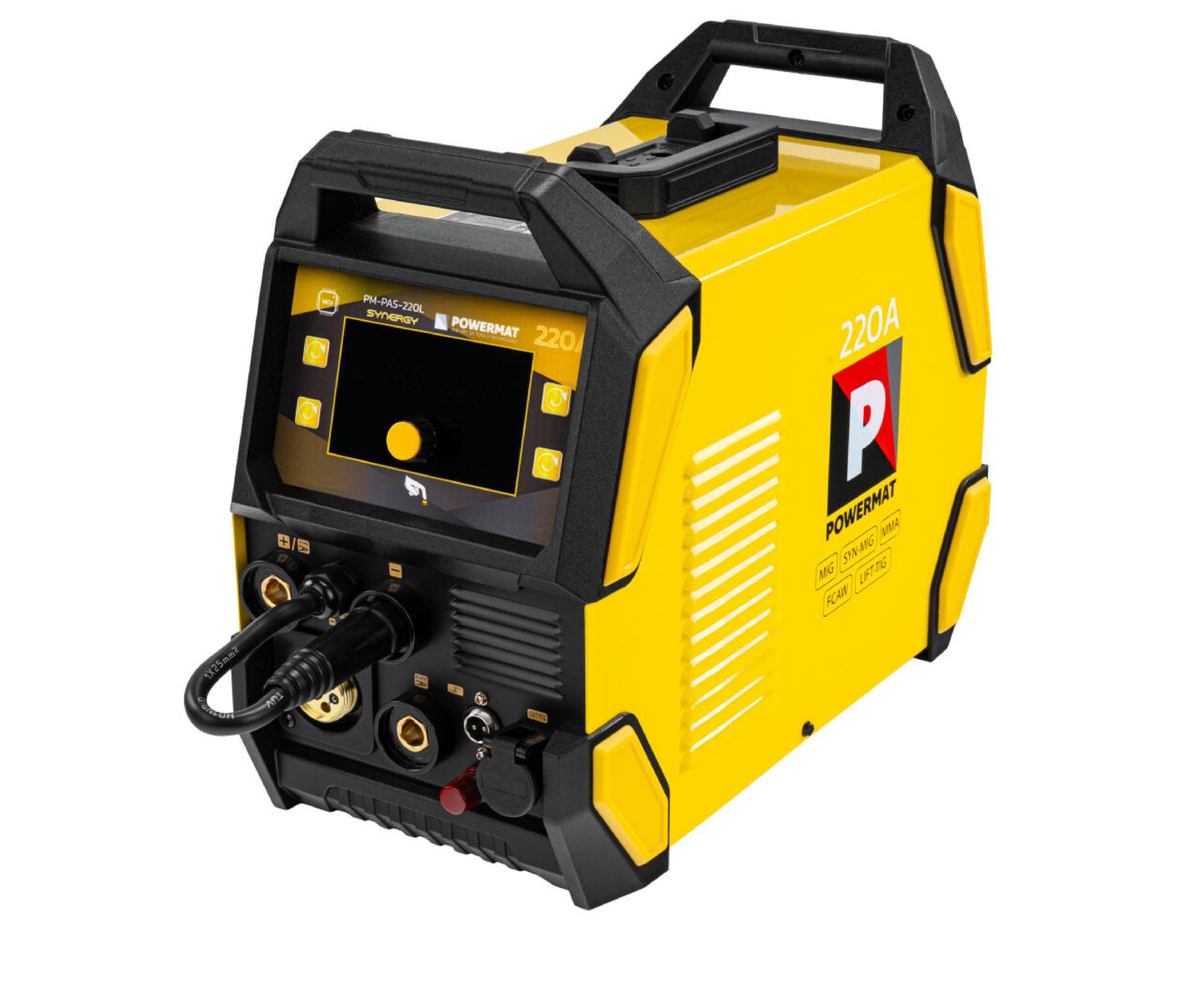Aparat de sudura tip invertor migomat PM-PAS-220L, afisaj LCD, 220 A, Powermat PM1671