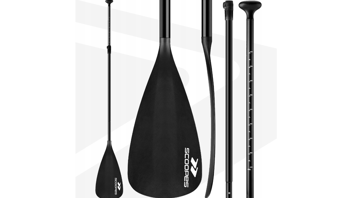 Vasla pliabila reglabila 2 in 1 Scoopers, 165 - 225 cm, negru, MalTec 112825
