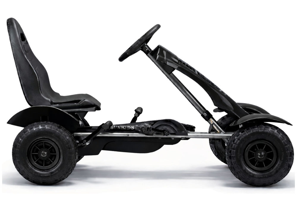 Kart cu pedale F618, negru, Lean 25080