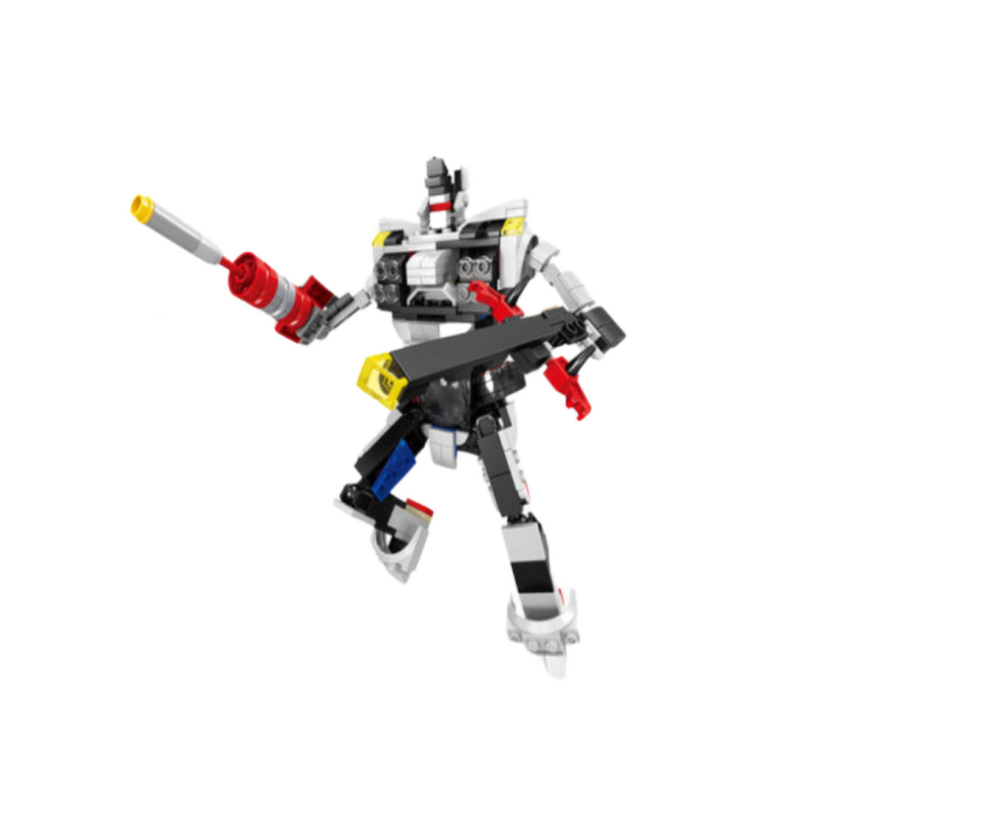 Set de constructii Auto Robot 2 in 1, 38,5x26,5x5cm, 341 piese, Lean 24573