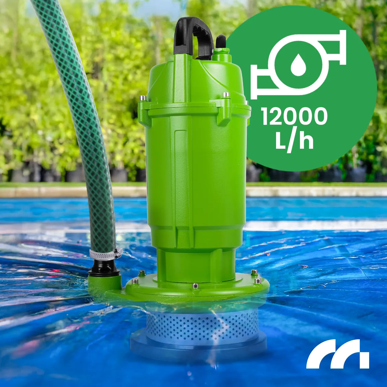 Pompa submersibila pentru apa murdara, 12000 l / h, MalTec 112725