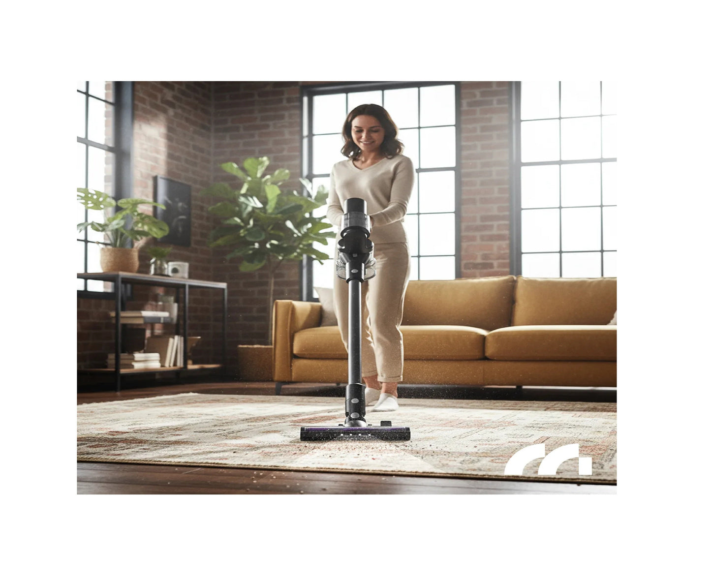 Aspirator vertical fara sac cu accesorii 3 in 1, perie electrica cu LED, 250 W, MalTec 113544