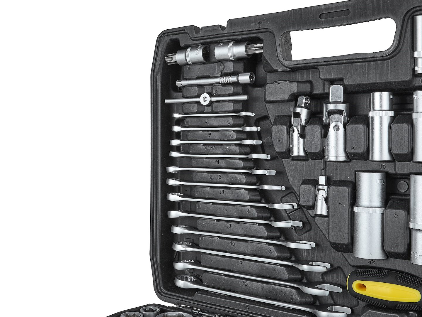 Set chei tubulare, 216 piese, 1/4", 3/8" si 1/2", Keltin K00099