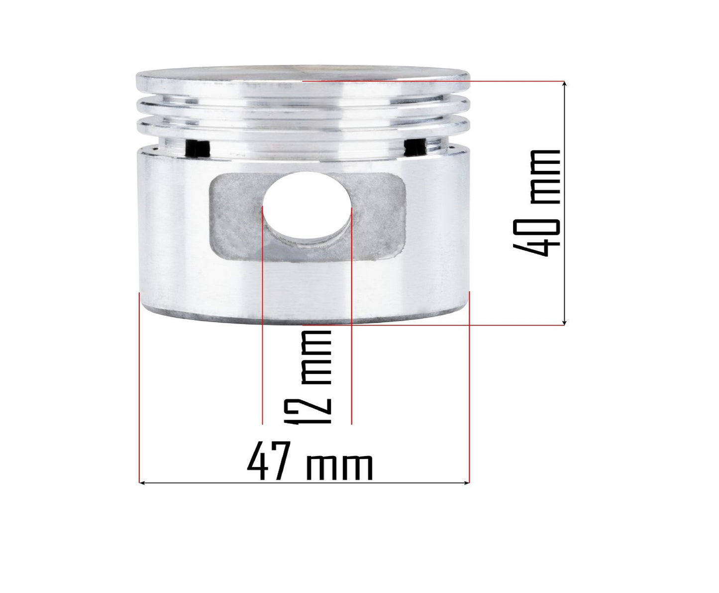 Piston complet pentru compresor, Powermat PM-KO-50T-50TV2-TK