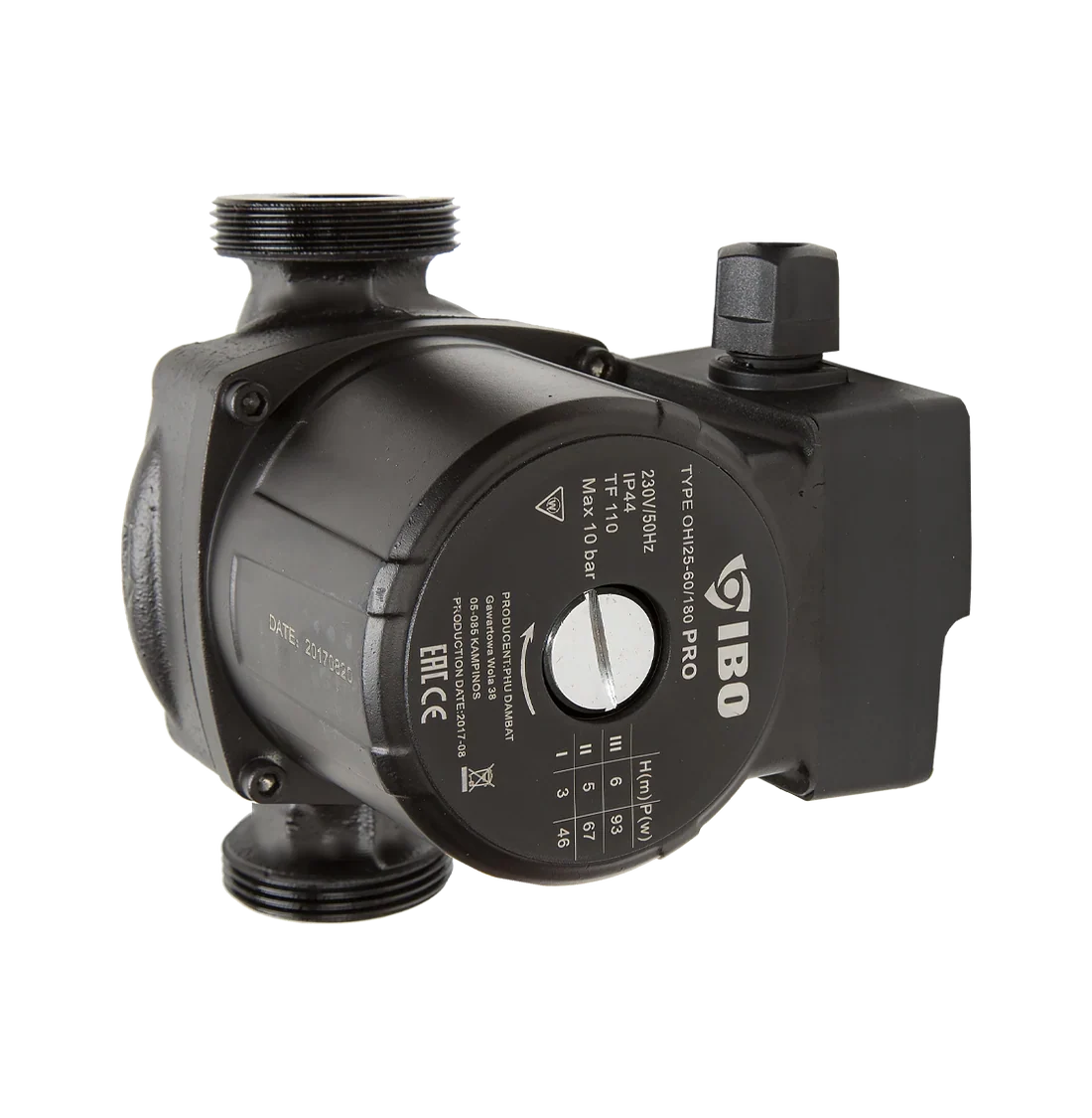 Pompa de recirculare pentru incalzire OHI 15-60/130 PRO, 55 l / min, Ibo Dambat IB511850