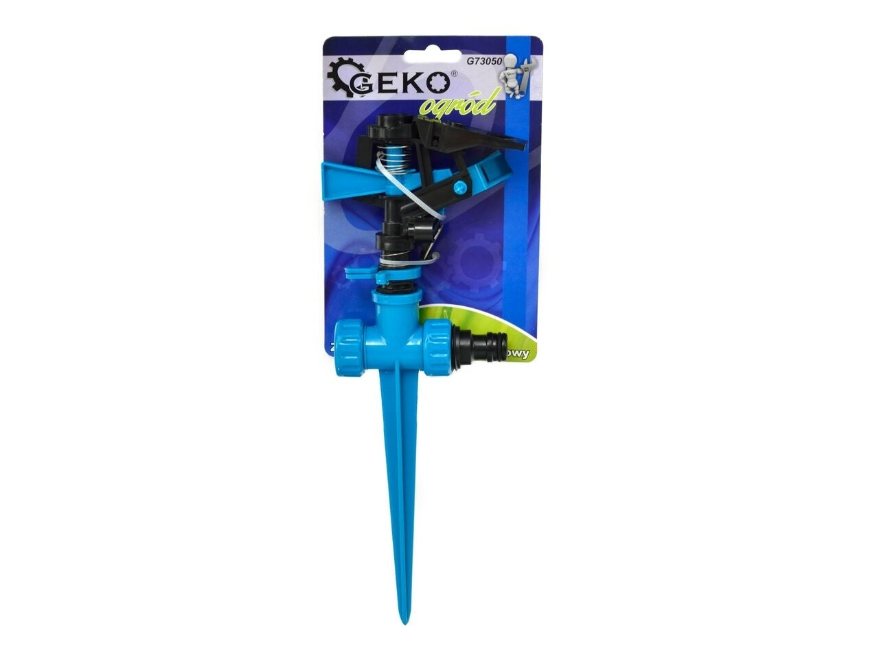 Aspersor cu impuls din plastic Geko BLUE LINE, G73050
