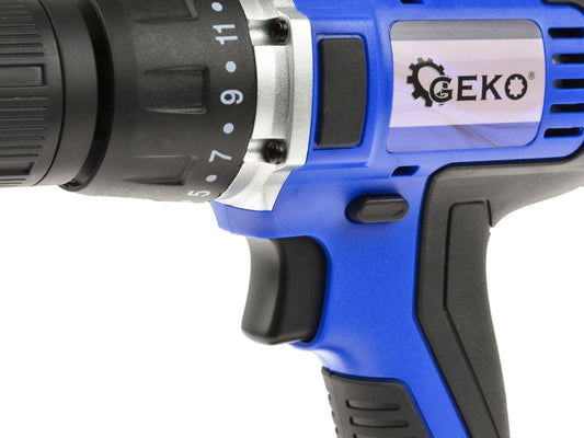 Autofiletanta / Surubelnita electrica Geko, 45 Nm, 13 mm + 2 acumulatori Li-ion 18V 2.0 Ah + incarcator