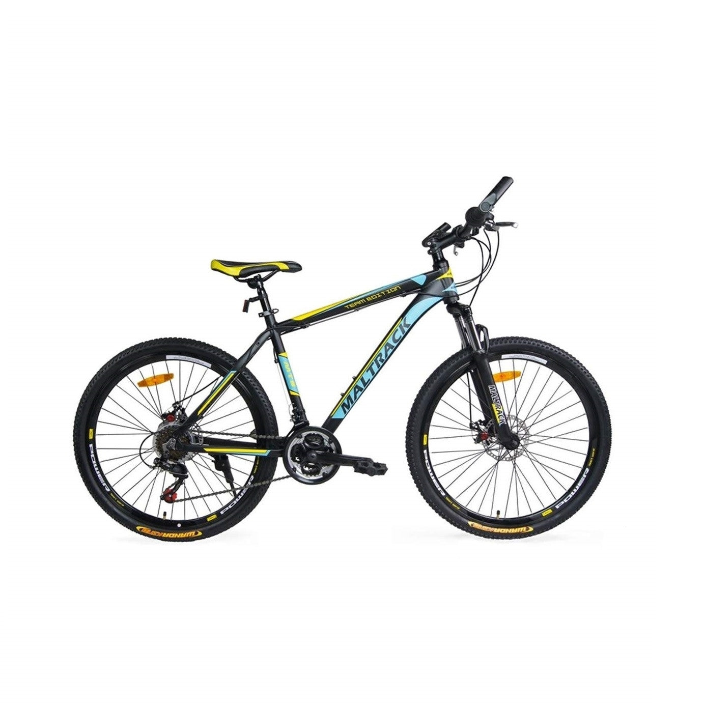Bicicleta MTB MalTrack Team Alloy cu 18 Viteze, Roti 26 Inch, Mountain Bike