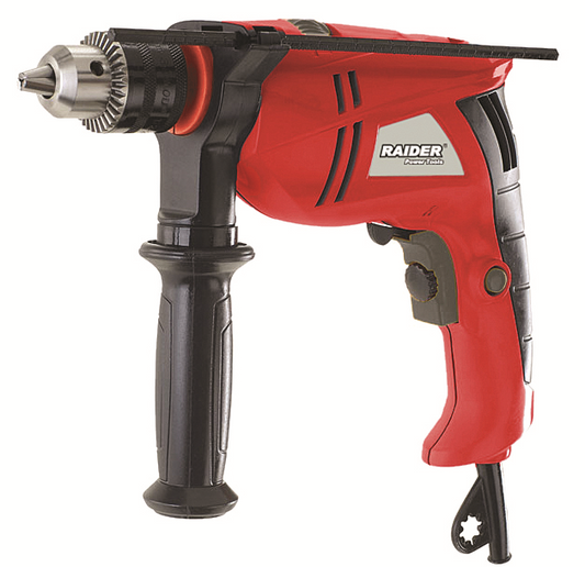 Masina de gaurit cu percutie RD-ID33, 600W, 13mm, Raider 010135