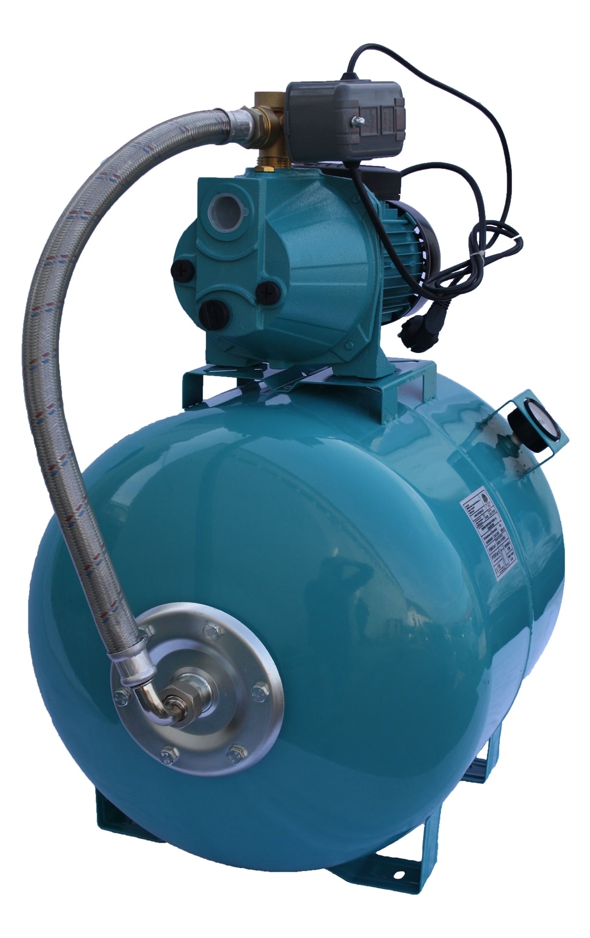 Hidrofor Omnigena JET 100A(a)/80 1.1 kW  rezervor 80 Litri cu manometru, OM5000/80M