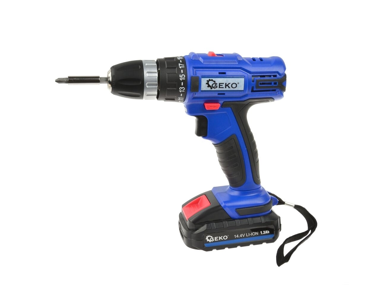 Autofiletanta (surubelnita) cu acumulator, 14.4V 1,3Ah, Geko G80650