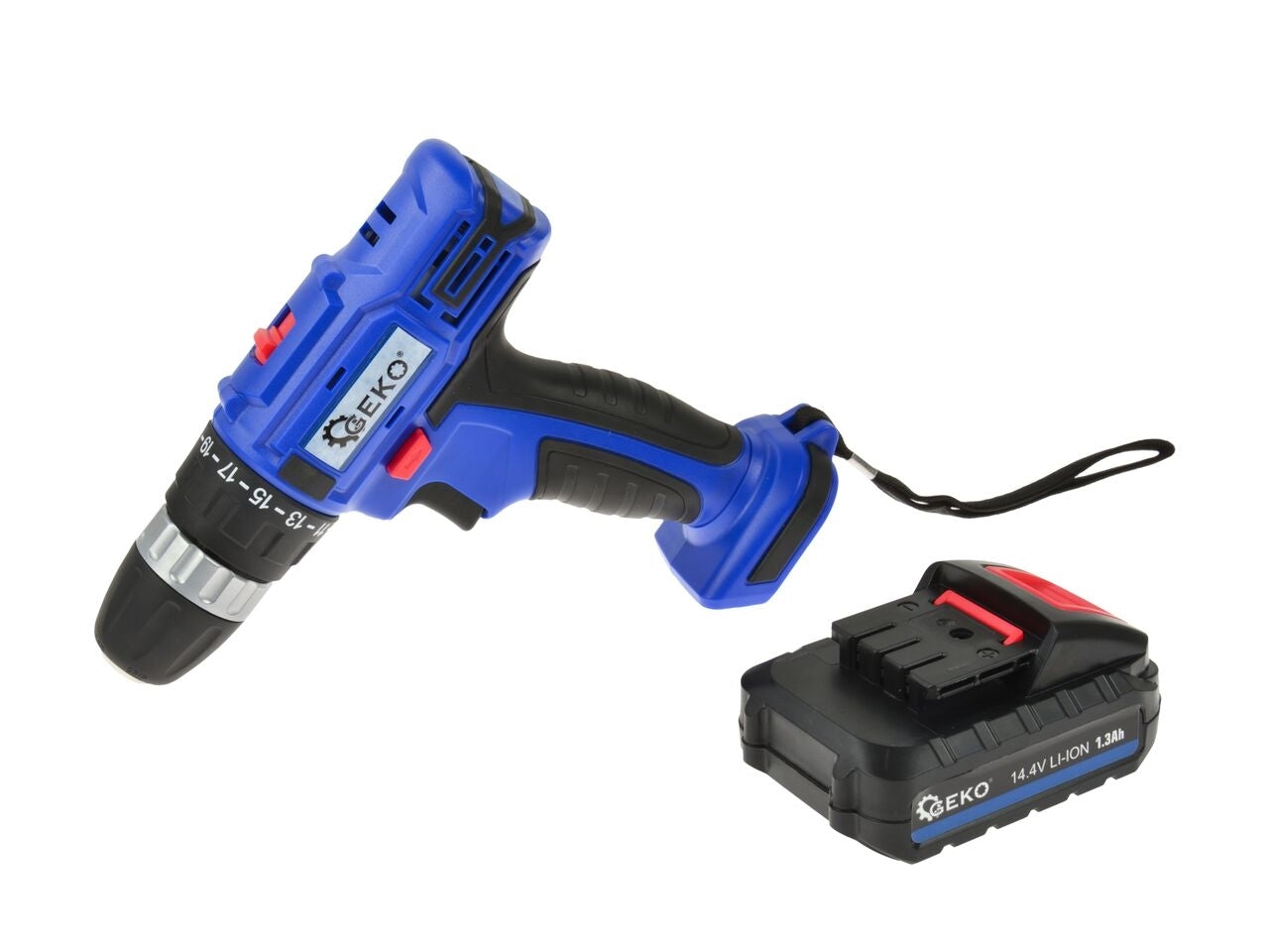 Autofiletanta (surubelnita) cu acumulator, 14.4V 1,3Ah, Geko G80650