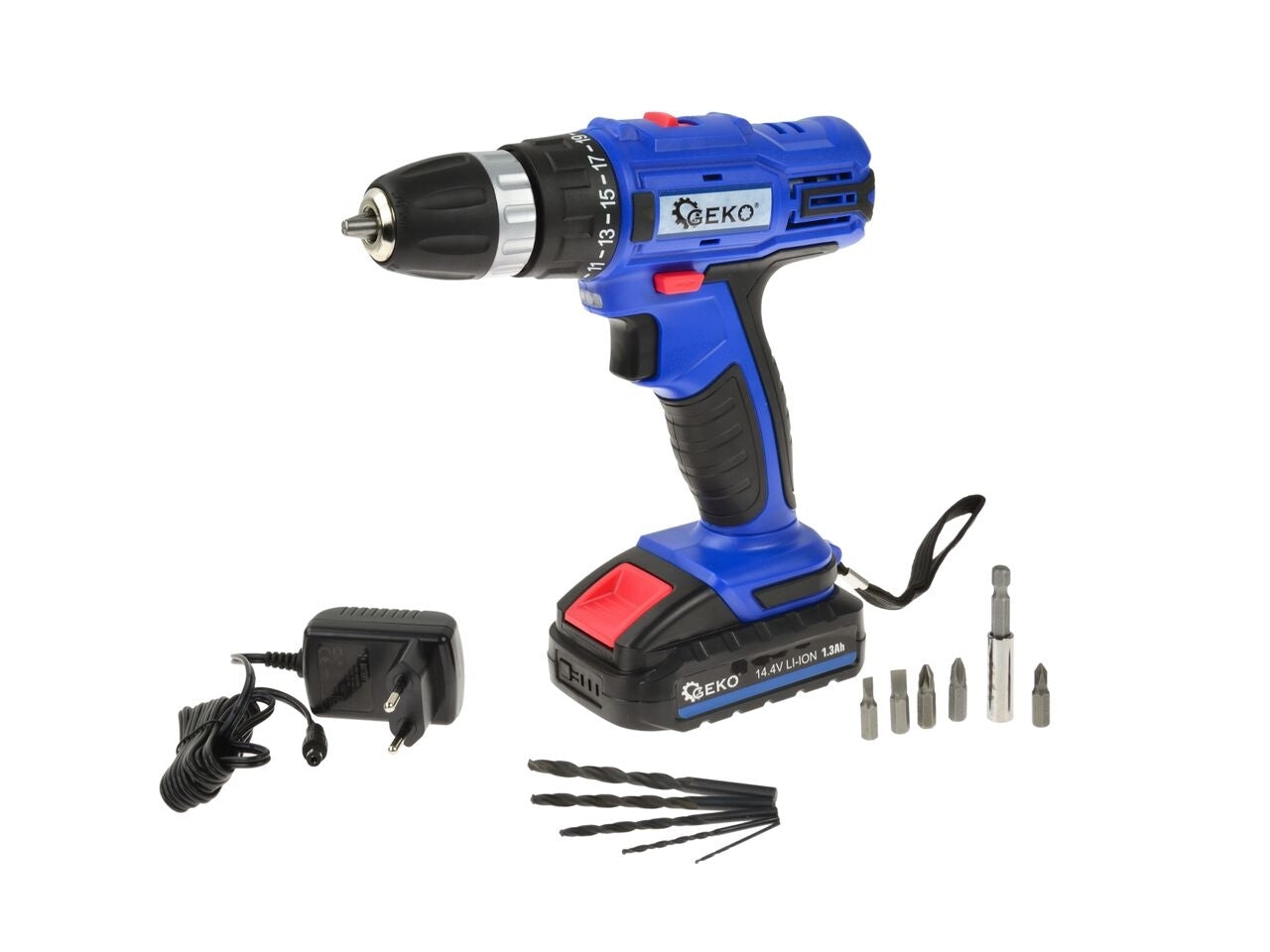 Autofiletanta (surubelnita) cu acumulator, 14.4V 1,3Ah, Geko G80650