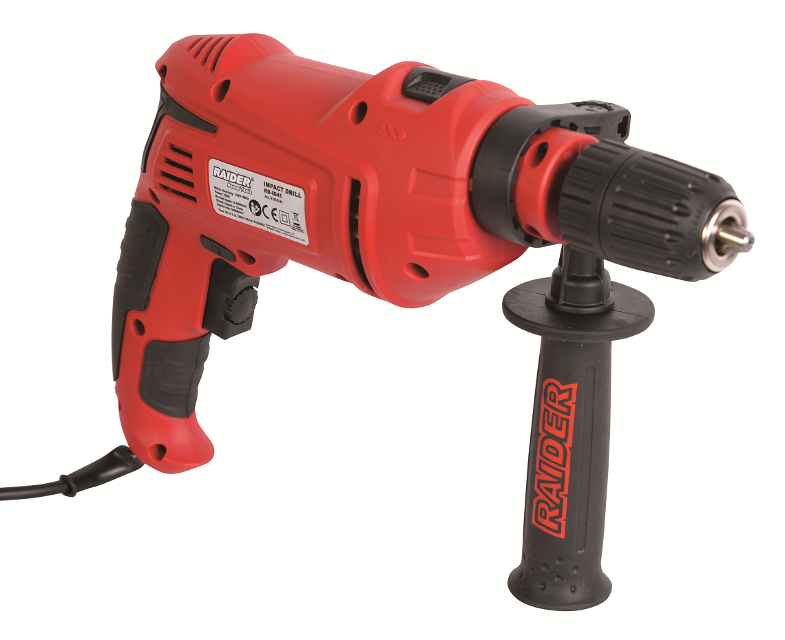 Masina de gaurit cu percutie  750W 13mm RD-ID41, Raider 010141