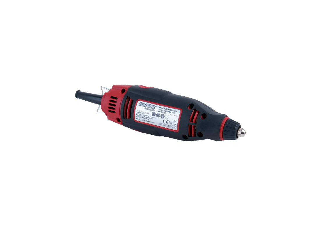 Mini polizor drept cu 40 accesorii 160W RD-MG07, Raider 044105