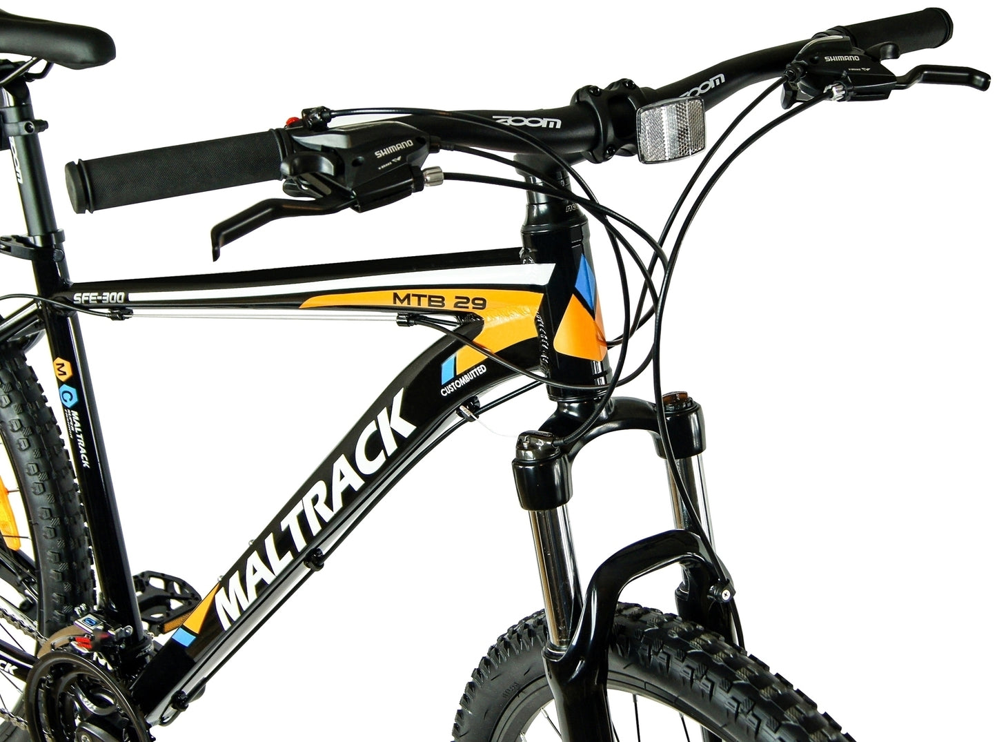 Bicicleta BIG BOSS MTB MalTrack  cu 24 Viteze, Amortizor, Roti 29 Inch, Cadru 19 inch