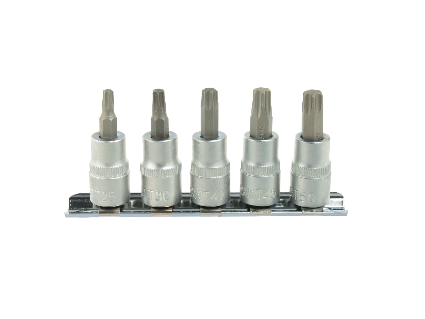 Set chei torx 5 piese, T25-50  3/8", Geko G13560