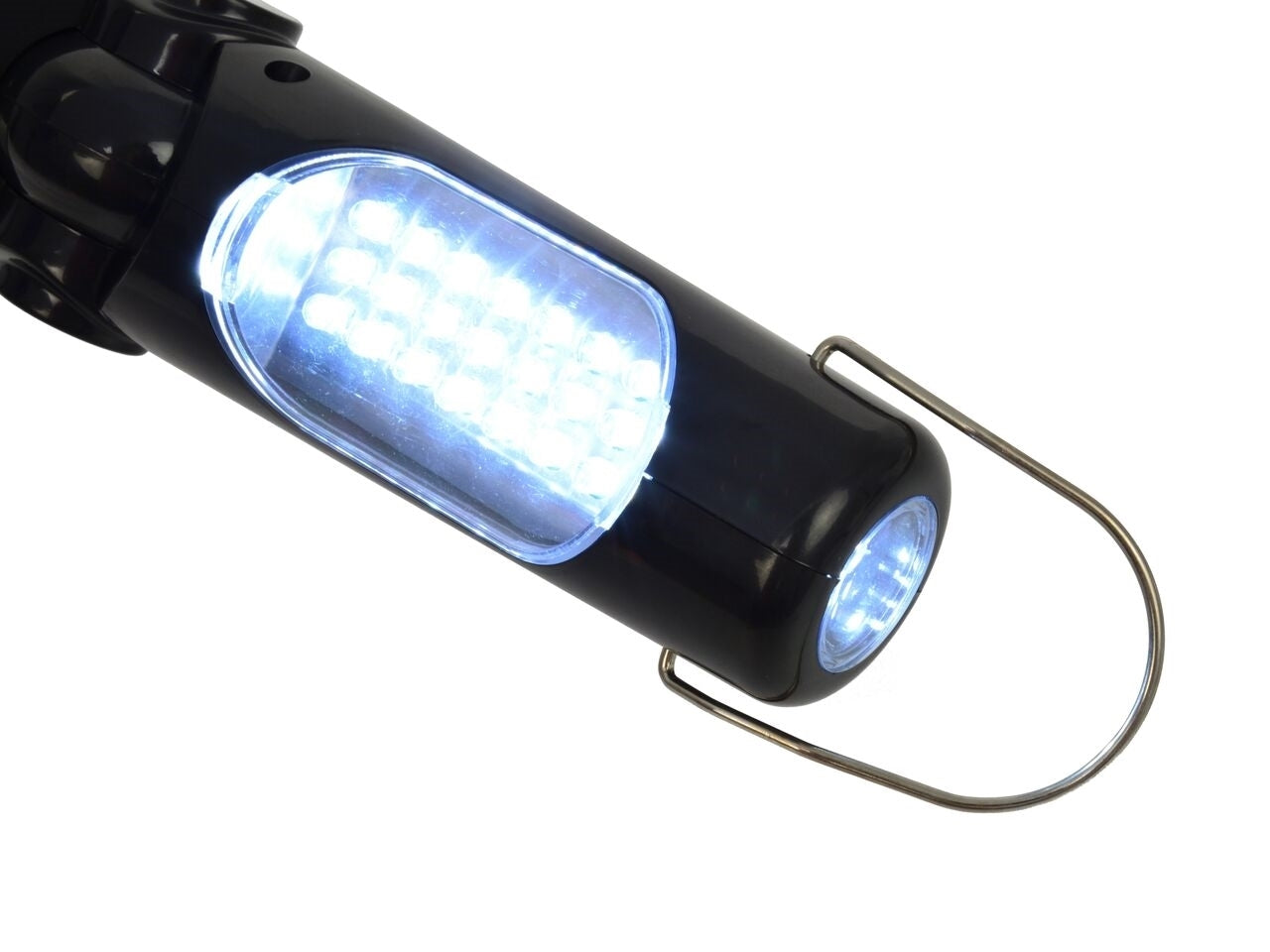 Lanterna atelier 21+5 LED pliabila AKU, GEKO G15110
