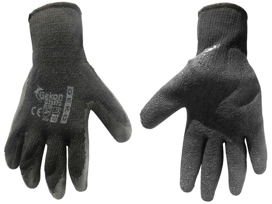 Mănuși groase pentru protecție GEKO, mărimea 10, Latex negru, G73573