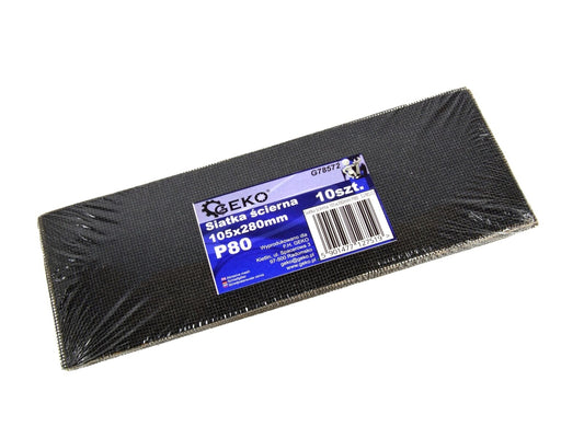 Plasa abraziva 105 x 280mm P80, GEKO G78572