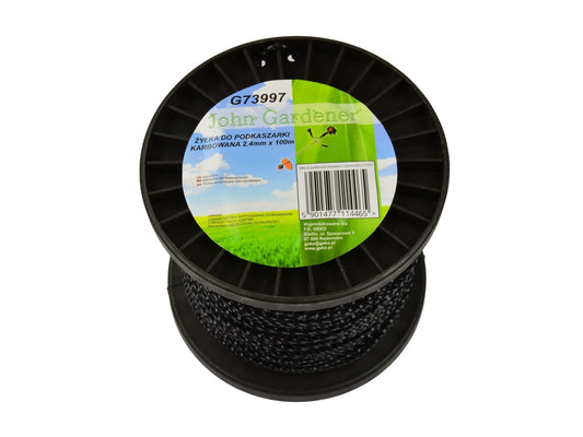 Coarda taiere pentru masini de tuns iarba, ondulata, 2.4mmx100m, GEKO G73997