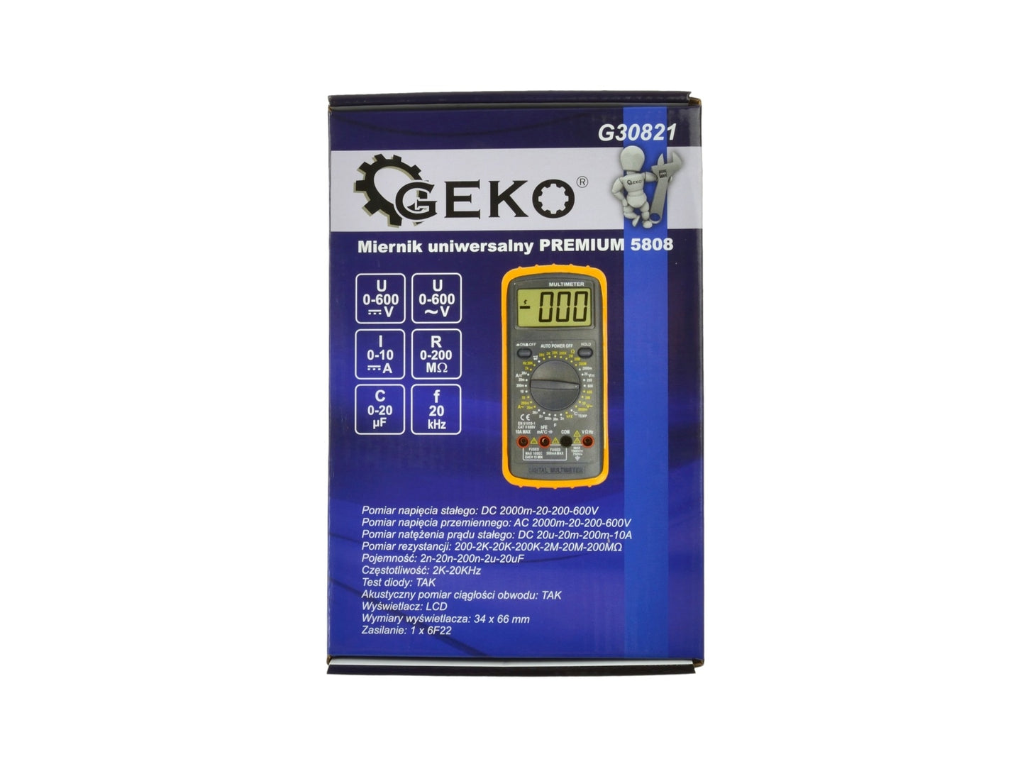 Contor universal PREMIUM 5808, GEKO G30821