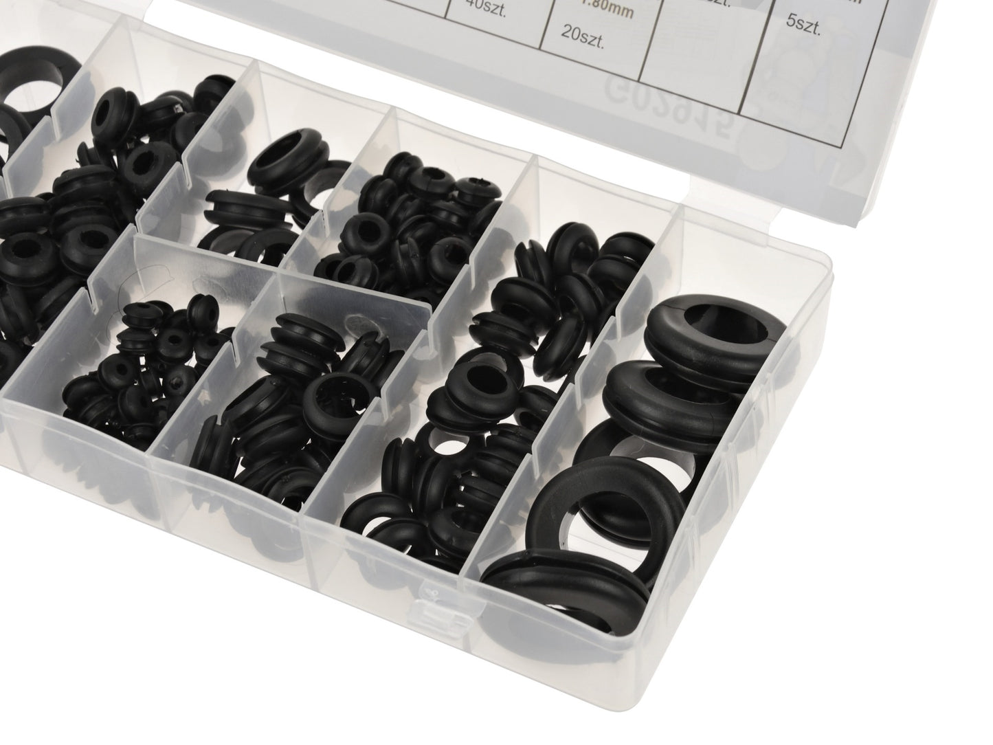 Set 180 garnituri din cauciuc, GEKO G02915