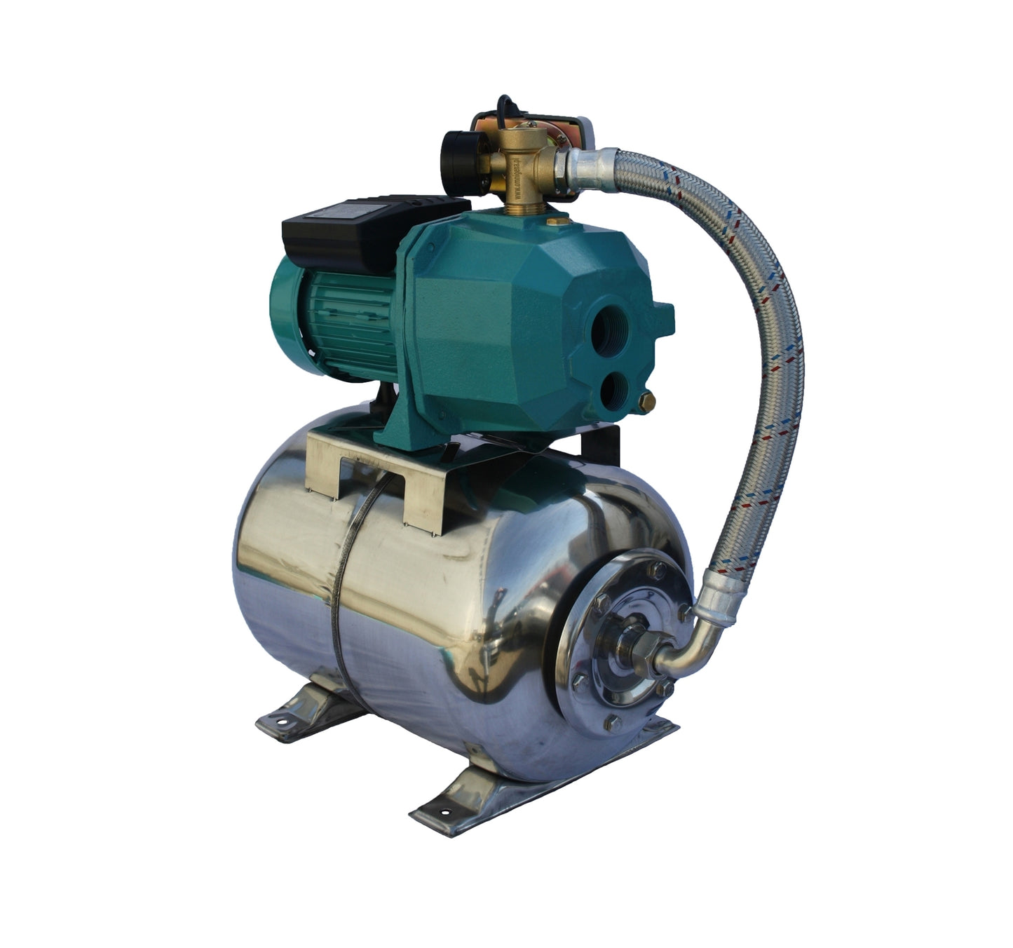 Hidrofor de mare adancime 23m cu ejector Omnigena DP355/24, rezervor 24 litri din inox, 0.75 kW, OM5003/24I