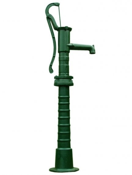 Pompa de apa manuala, debit 28 l/min, adancime de aspirare 7 m  cu picior ornamental