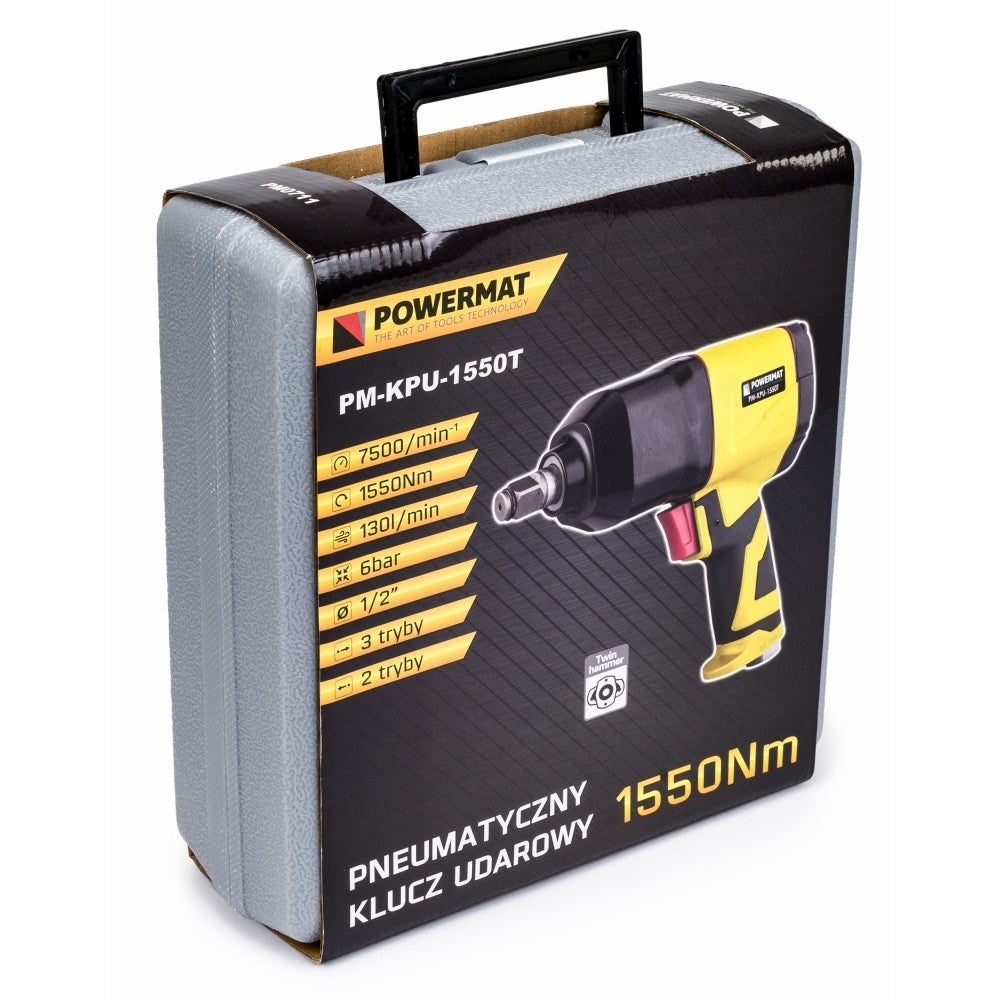 Cheie pneumatica de impact 1/2” 1550Nm, Powermat PM-KPU-1550T