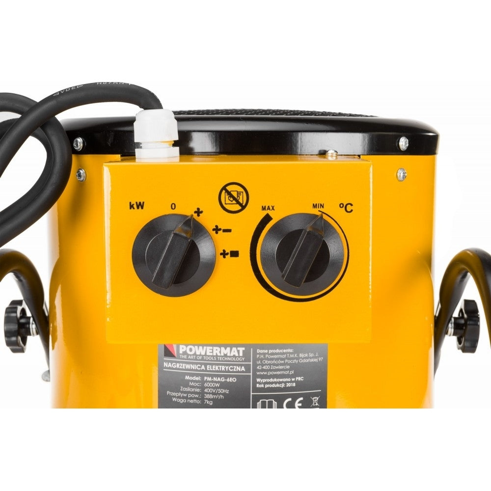 Incalzitor electric 6000W, Powermat PM-NAG-6EO