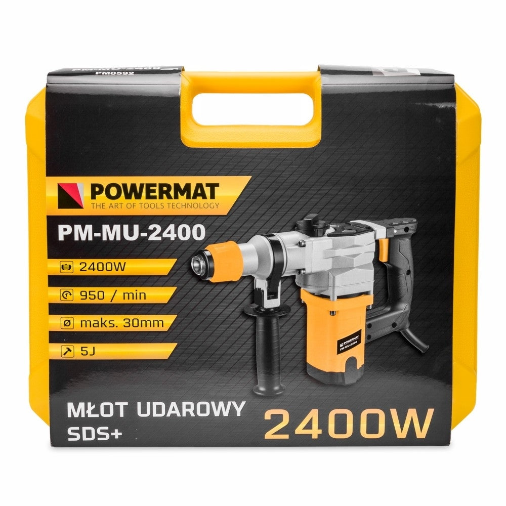 Masina de gaurit (SDS si ciocan)5J 2400W, Powermat PM-MU-2400