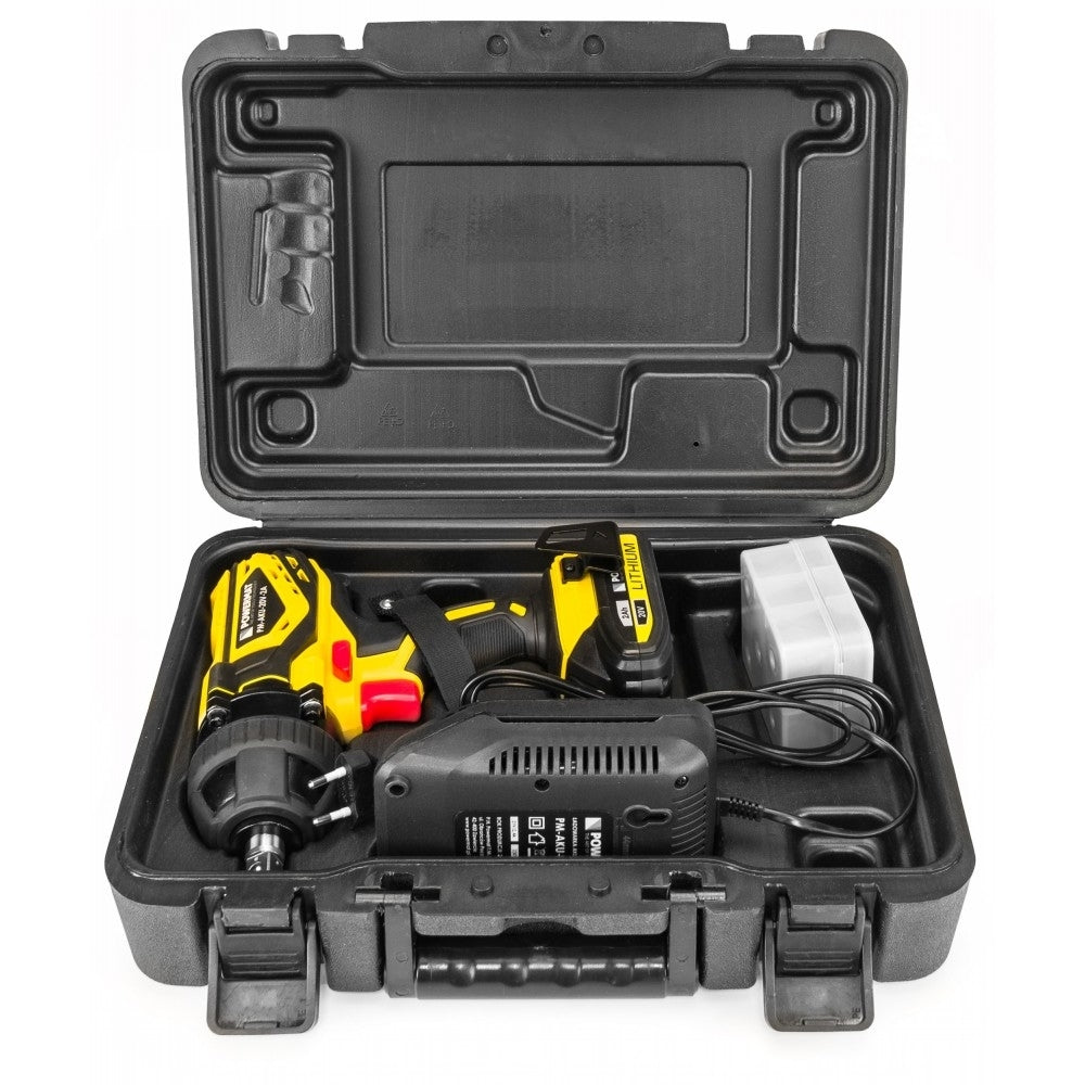 Cheie de impact cu incarcator 2Ah/ 20V, Powermat PM-AKU-20V-2A