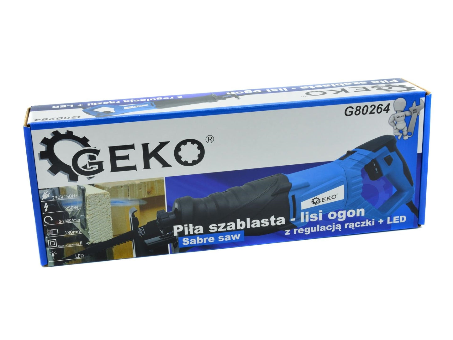 Fierastrau sabie 850W LED,  GEKO PREMIUM G80264