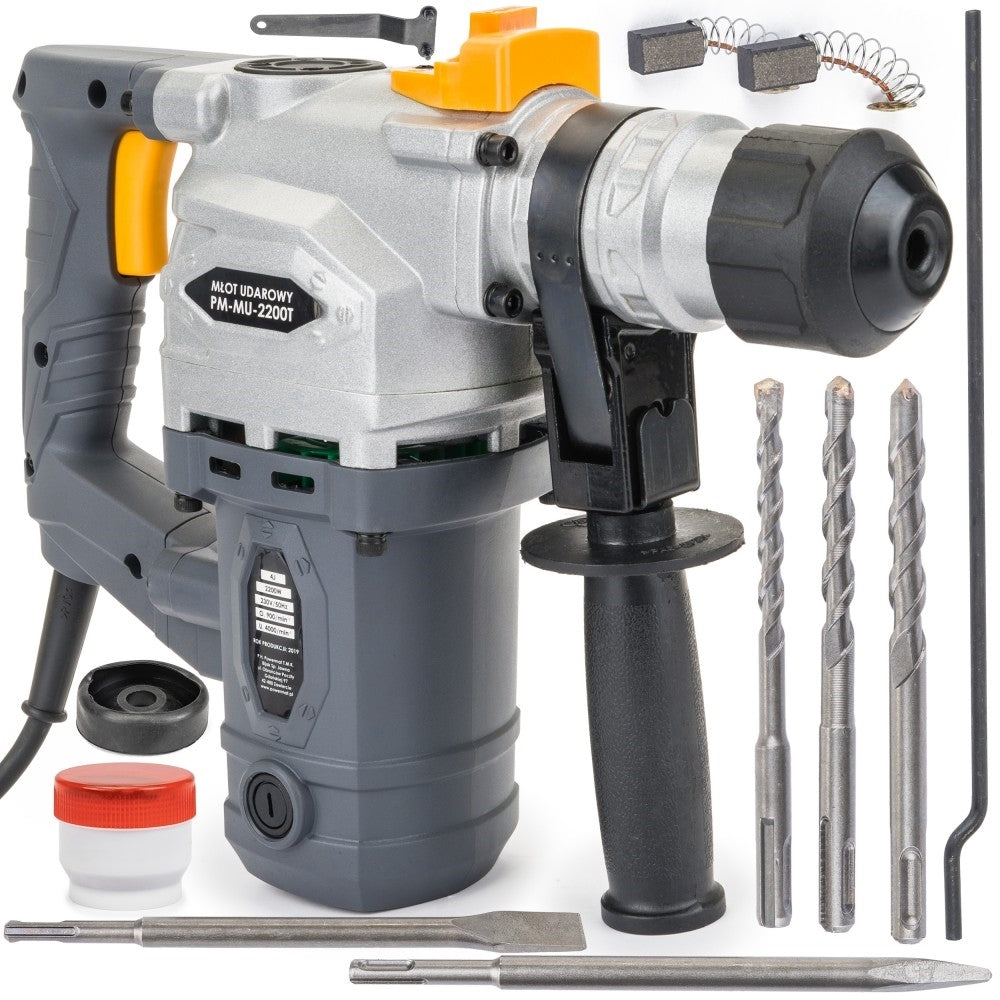 Masina de gaurit SDS + 2200W 4J, Powermat PM-MU-2200T