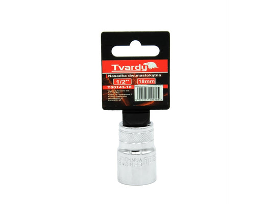 Tubulara cu 12 puncte 1/2" 18 mm, Tvardy T00143-18