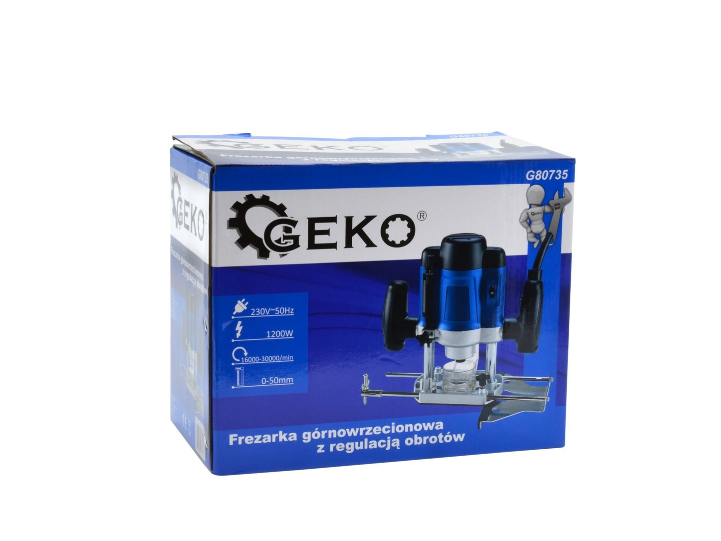 Freza electrica 1200W cu reglare viraje, GEKO G80735