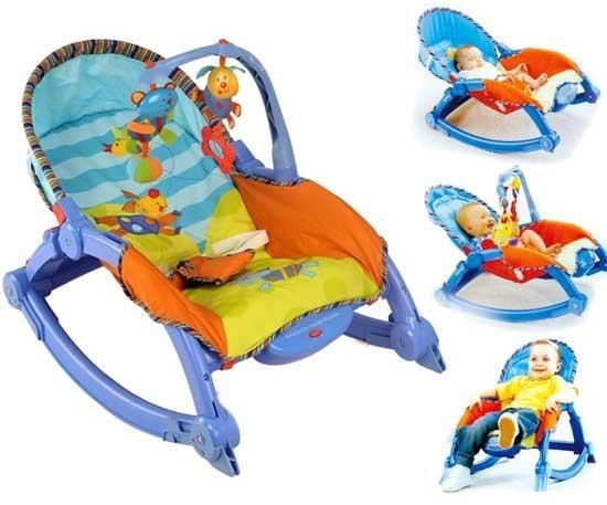 Leżaczek bujak, krzesełko dla dziecka z pozytywką