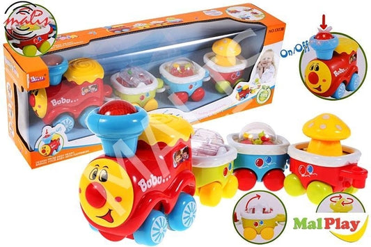 Pociąg z wagonikami BuBU