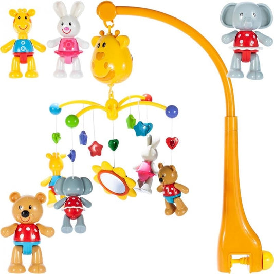 Karuzelka do łóżeczka miś żyrafk słonik królik