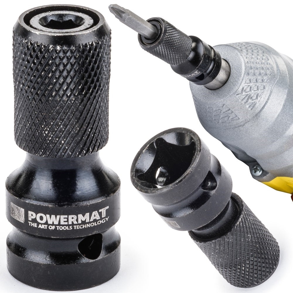 Adaptor pentru cheie de impact 1/2'-1/4', Powermat PM-ASHU-05025T