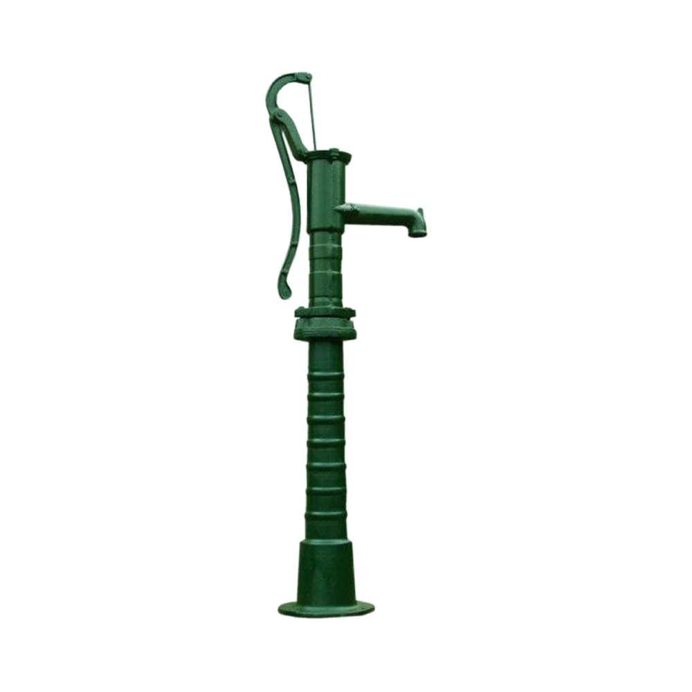 Pompa de apa manuala, debit 28 l/min, adancime de aspirare 7 m  cu picior ornamental