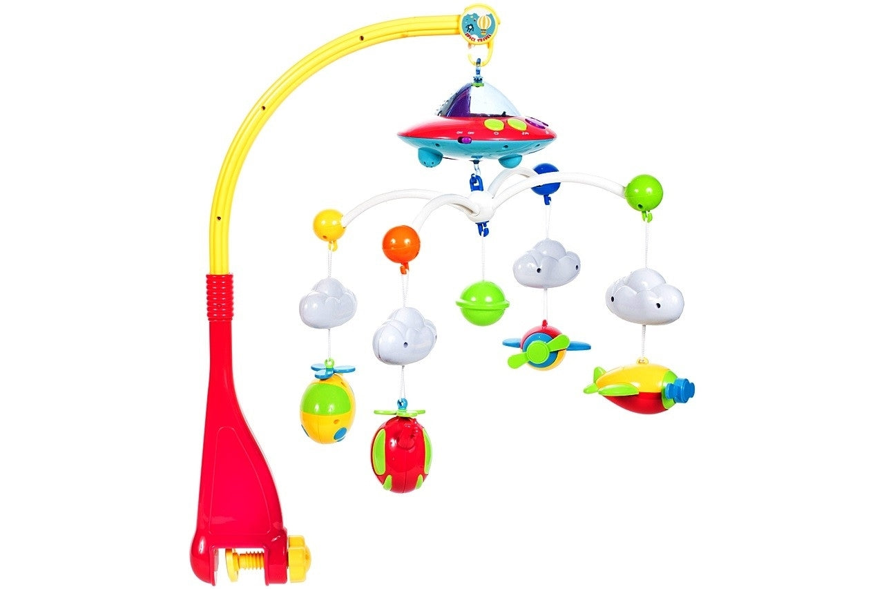 Carusel pentru patut cu proiector UFO, Malplay 104997