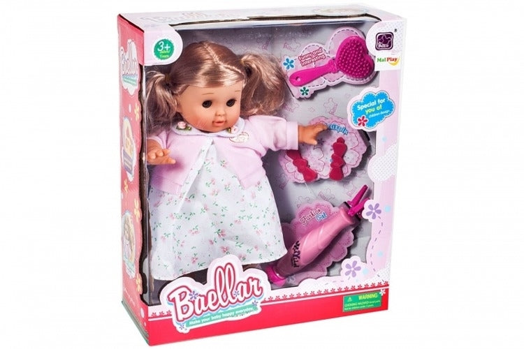 Papusa Anastazja 29cm cu parul lung pentru coafuri, Malplay 105840
