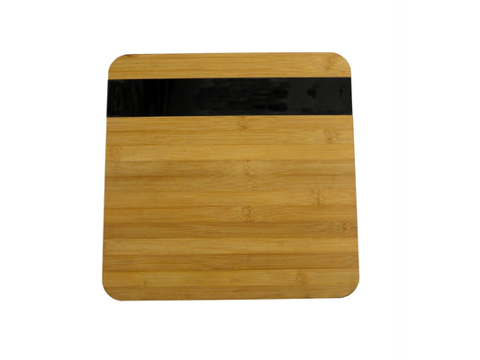 Cântar de baie din bambus LCD max 180kg 28 cm x 28 cm GH03011